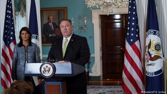 USA Ankündigung Austritt aus UN-Menschenrechtsrat | Nikki Haley & Mike Pompeo