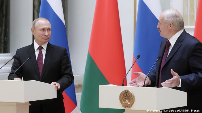 Владимир Путин и Александр Лукашенко (19 июня 2018 год) 
