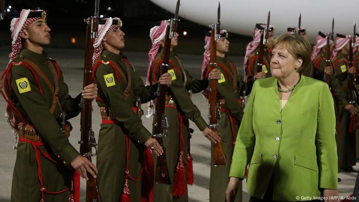 Jordanien | Angele Merkel zu Besuch in Amman