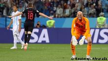 Cinco momentos de la derrota de Argentina