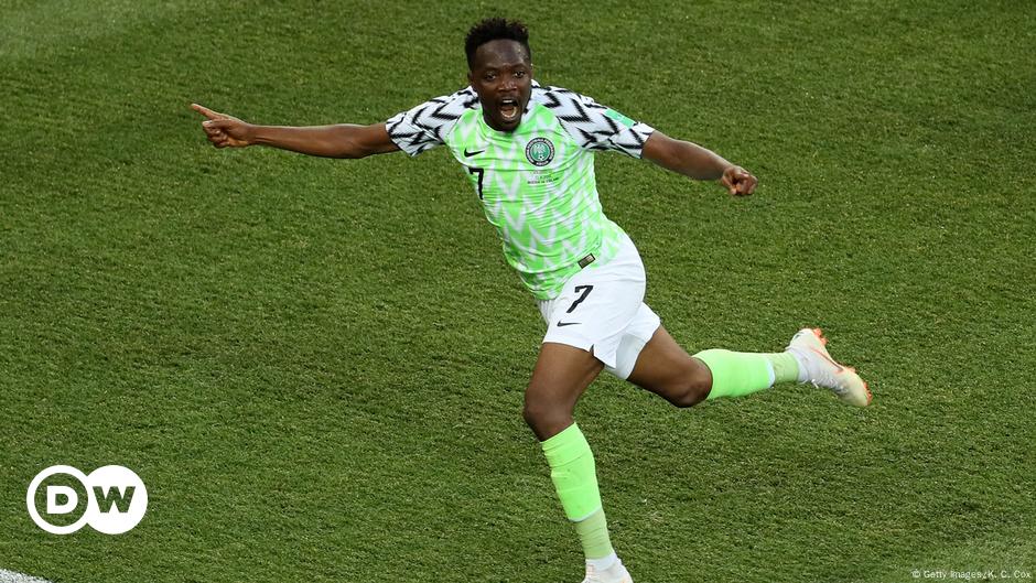 Ahmed Musa Brace Propels Nigeria Past Iceland Sports German Football And Major International Sports News Dw 22 06 18