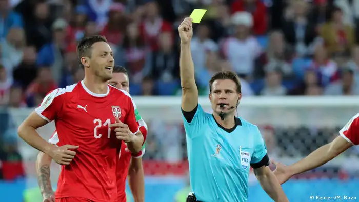 Russland WM 2018 l Serbien vs Schweiz 1:0 - Gelbe Karte für Matic