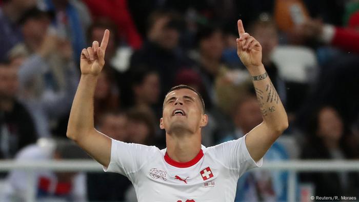 Russland WM 2018 l Serbien vs Schweiz – 1:1 Tor Granit Xhaka (Reuters/R. Moraes)