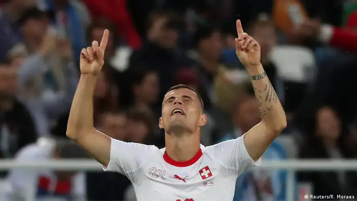 Russland WM 2018 l Serbien vs Schweiz – 1:1 Tor Granit Xhaka (Reuters/R. Moraes)