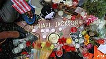 Michael Jackson / Trauer auf dem Walk of Fame