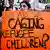 Плакат против размещения детей мигрантов за решеткой