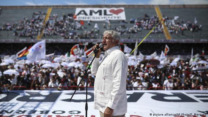 Mexiko Wahlen - Andres Manuel Lopez Obrador von der Morena Partei
