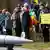 دعاة السلام في مظاهرة ضد الأسلحة النووية، في بوشل حيث توجد القنابل النووية الأمريكية