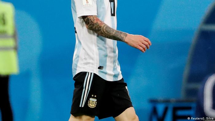 Fußball WM 2018 Nigeria vs Argentinien Messi (Reuters/J. Silva)