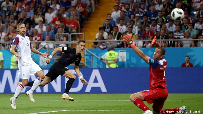 Fußball WM 2018 Island vs Kroatien Tor 1:2 (Getty Images/C. Brunskill)