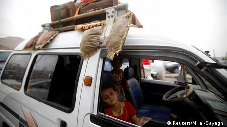 Jemen | Jemeniten auf der Flucht vor Kampfhandlungen (Reuters/M. al-Sayaghi)