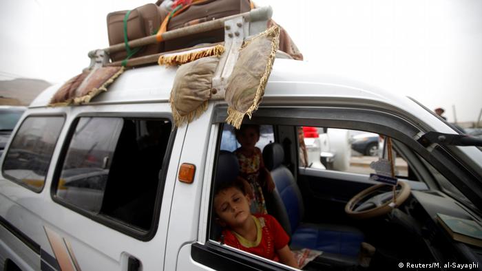 Jemen | Jemeniten auf der Flucht vor Kampfhandlungen (Reuters/M. al-Sayaghi)