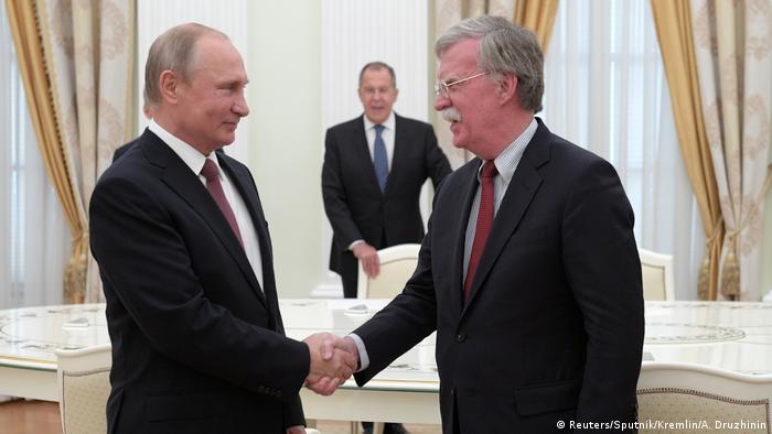 Russland Wladimir Putin & US-Sicherheitsberater John Bolton (Foto: Reuters/Sputnik/Kremlin/A. Druzhinin)