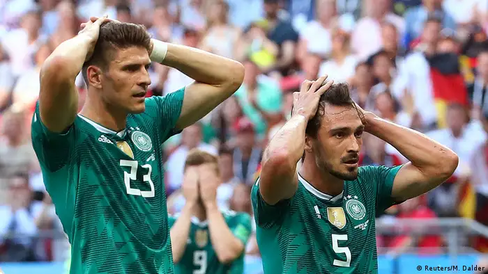 FIFA Fußball-WM 2018 in Russland | Deutschland verliert gegen Südkorea - Enttäuschung - Gomez und Hummels
