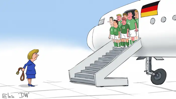 Очима карикатуриста: Що чекає на німецьку збірну в Німеччині після поразки на ЧС