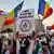 Rumänien - Pro-Regierungsproteste in Bukarest - Protest gegen Justiz