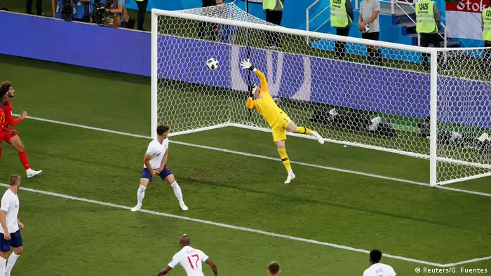 FIFA Fußball-WM 2018 in Russland | Belgien vs England | Tor Belgien (1:0) (Reuters/G. Fuentes)