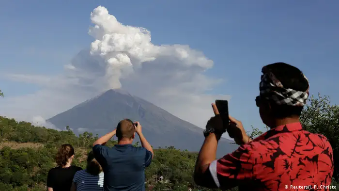 Vulkanausbruch auf Bali
