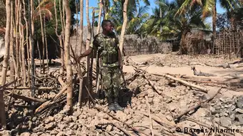 Mosambik, Cabo Delgado: Soldat in Naunde