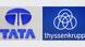 Tata/ thyssenkrupp logos Tata/ thyssenkrupp logos