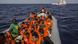 Migrants being saved near the Libyan coast Migrants being saved near the Libyan coast