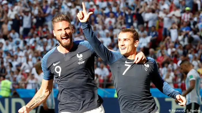 FIFA Fußball-WM 2018 in Russland | Achtelfinale | Frankreich vs. Argentinien | TOR Frankreich (Reuters/C.G. Rawlins)