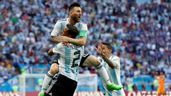FIFA Fußball-WM 2018 | Achtelfinale | Frankreich vs. Argentinien | 2. TOR Argentinien (Reuters/C.G. Rawlins)