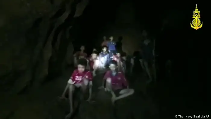 Thailand Rettungsaktion Fußballteam aus Höhle (Thai Navy Seal via AP)