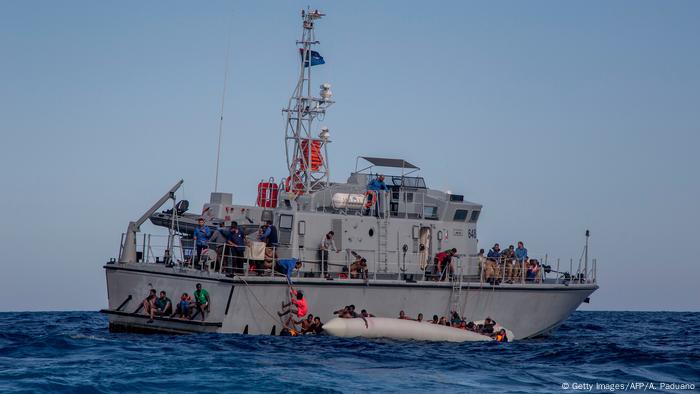 Libysche Küstenwache Rettungsaktion Flüchtlinge