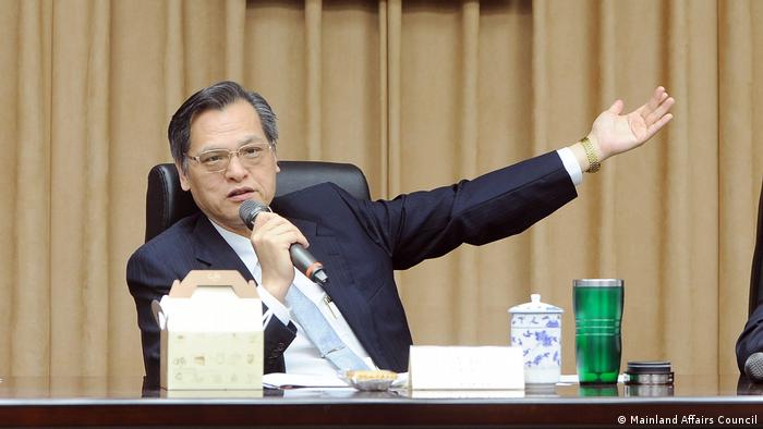 Chen Ming-Tong Mainland Affairs Council Taiwan