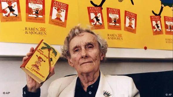 Schweden Astrid Lindgren mit Pippi Langstrumpf Buch