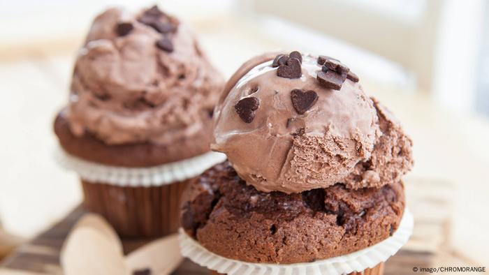 Helado de chocolate tradicional