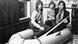 Family sitting in a rubber boat in their living room in 1977 Family sitting in a rubber boat in their living room in 1977