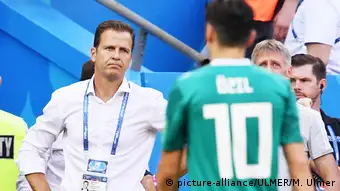 WM2018 - Südkorea - Deutschland: Oliver Bierhof und Mesut Oezil