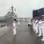 美国海军本福尔德号驱逐舰曾在2016年访问青岛。
