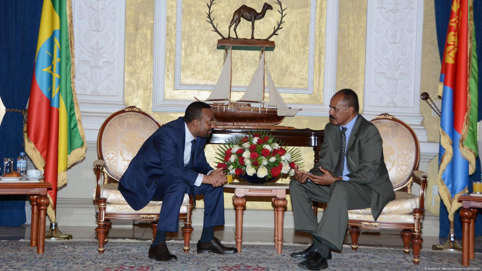 Eritrean president in Ethiopia as embassy reopens DW 07 14 2018