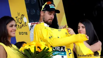 Tour de France 2018 | 2. Etappe | Etappensieger Peter Sagan, Gelbes Trikot