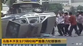 Unruhen in der chinesischen Xinjiang-Region