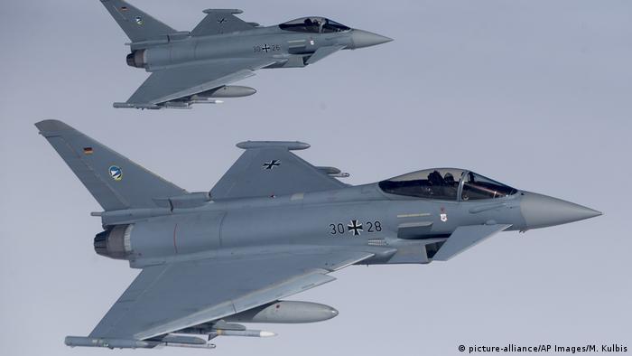 Истребители ВВС ФРГ Eurofighter