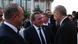 Gerhard Schröder, ortada ve Cumhurbaşkanı Recep Tayyip Erdoğan Gerhard Schröder, ortada ve Cumhurbaşkanı Recep Tayyip Erdoğan
