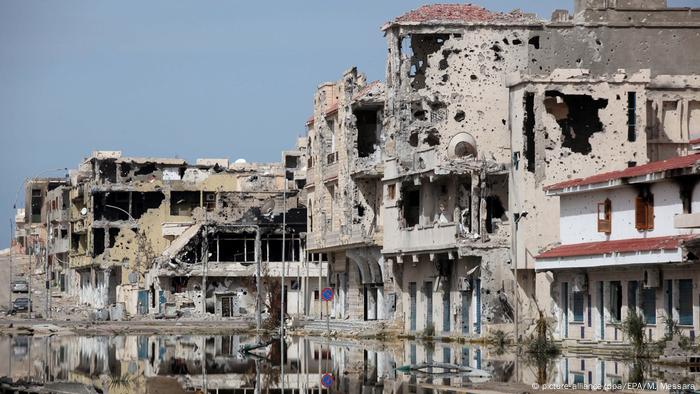 Son on yılda yaşanan çatışmalarda büyük bir yıkıma maruz kalan Libya'nın Sirte kenti