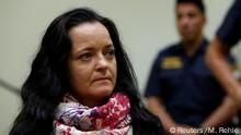 11.07.2018+++ Defendant Beate Zschaepe waits in a Munich courtroom before judges give their verdict in the trial of suspected NSU neo-Nazi gang member Zschaepe in Munich, Germany July 11, 2018. REUTERS/Michaela Rehle