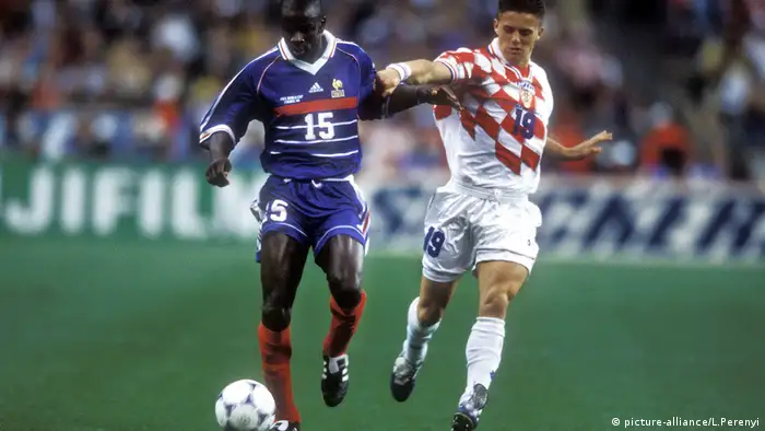 Fußball-WM 1998 - Halbfinale Frankreich - Kroatien 2:1