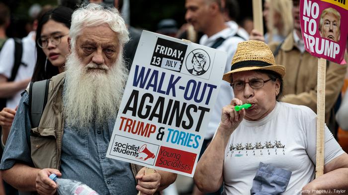 Anti-Trump Protest in London