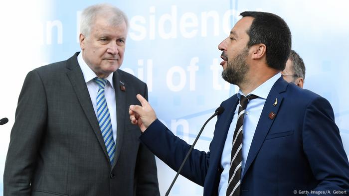 Österreich Innsbruck Horst Seehofer und Matteo Salvini