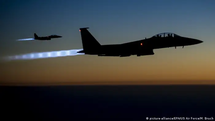 Syrien US F-15 Kampfflugzeug