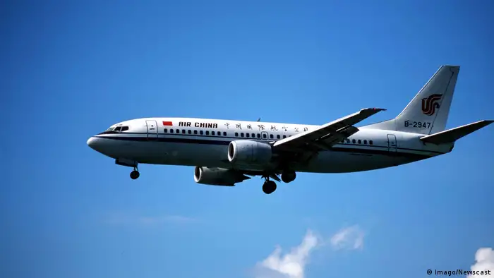 Flugzeug Boeing 737 von Air China