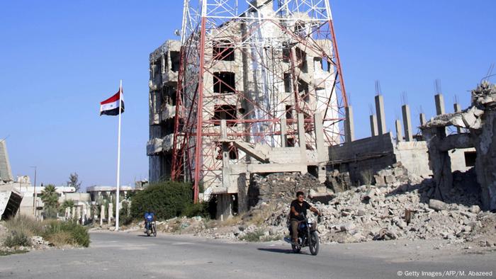 Syrien Daraa Zerstörte Häuser