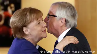 Меркел с Юнкер в Брюксел