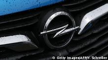  June 12, 2018.
The logo of Opel is seen on a car at the Opel headquarters in Ruesselsheim, western Germany, on June 12, 2018. (Photo by Yann Schreiber / AFP) (Photo credit should read YANN SCHREIBER/AFP/Getty Images)